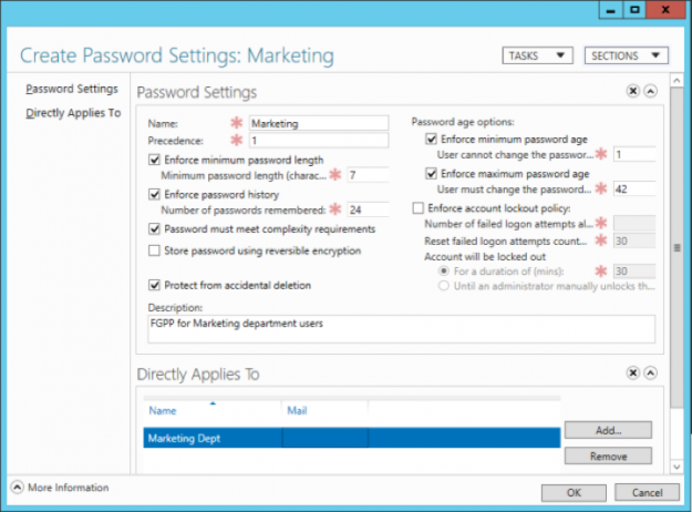 Imanami – Password Granularity