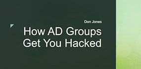 AD Groups Hacked