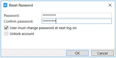 Reset a User’s Password