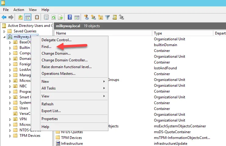 Password Reset using Active Directory Users and Computers