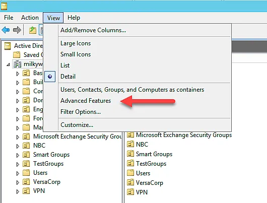 ADUC Advanced Settings