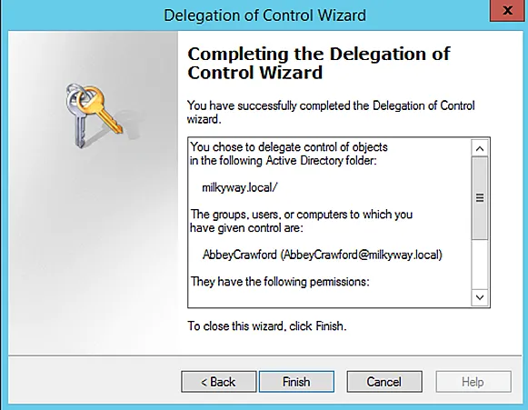 Delegate Control to Users Using ADUC